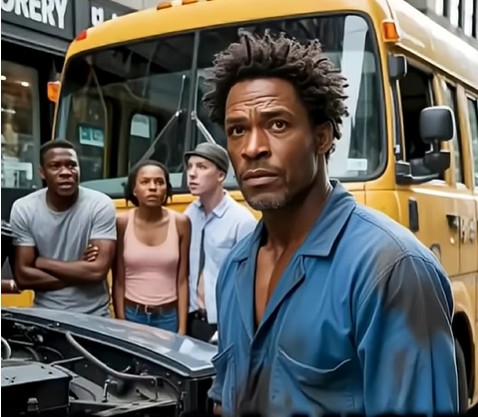 Black Man Mocked for Fixing a Bus – Seconds Later, He Did What Mechanics Couldn’t