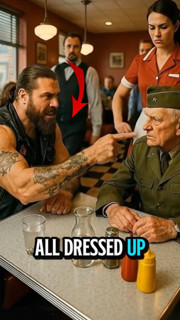 Biker Disrespects a Veteran at a Diner—Then Learns Who He Really Is ...