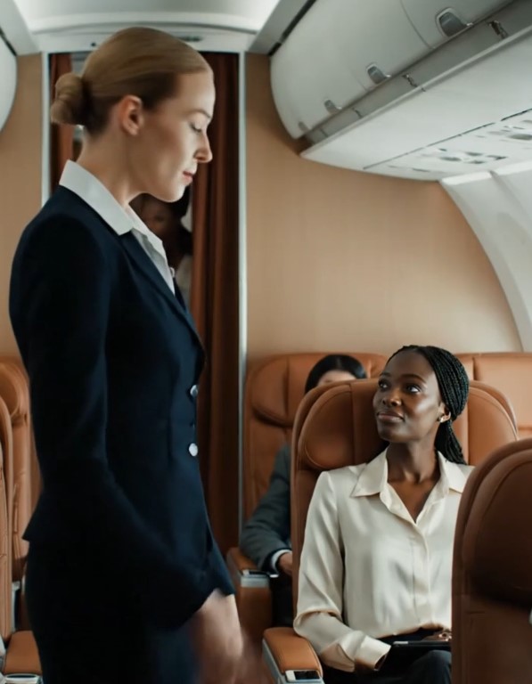 She Was Almost Removed from First Class — Until the Captain Walked In ...